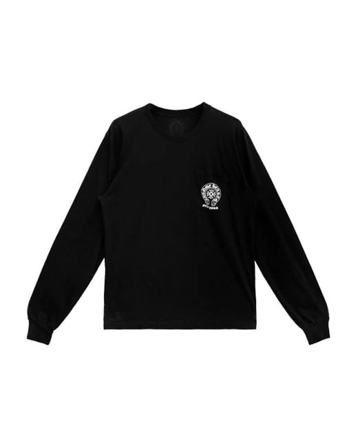 Chrome Hearts Black New York Long-Sleeve T-Shirt for men