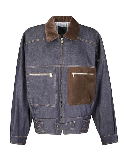 Jejia Gray Carlo Suede-Effect Pocket Jacket