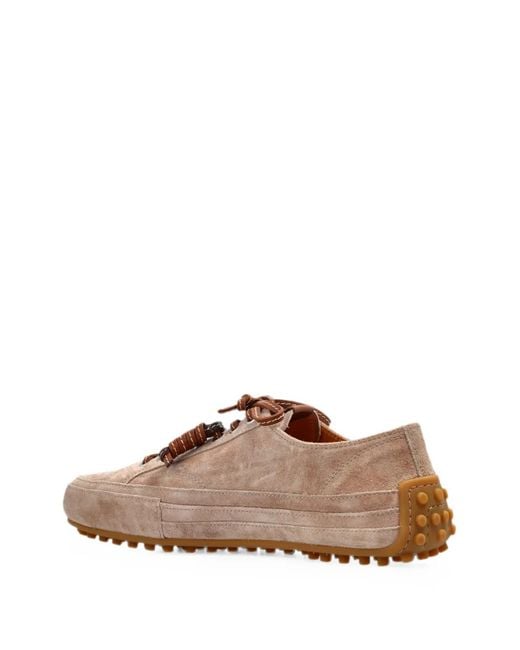 Tod's Brown Suede Sports Shoes