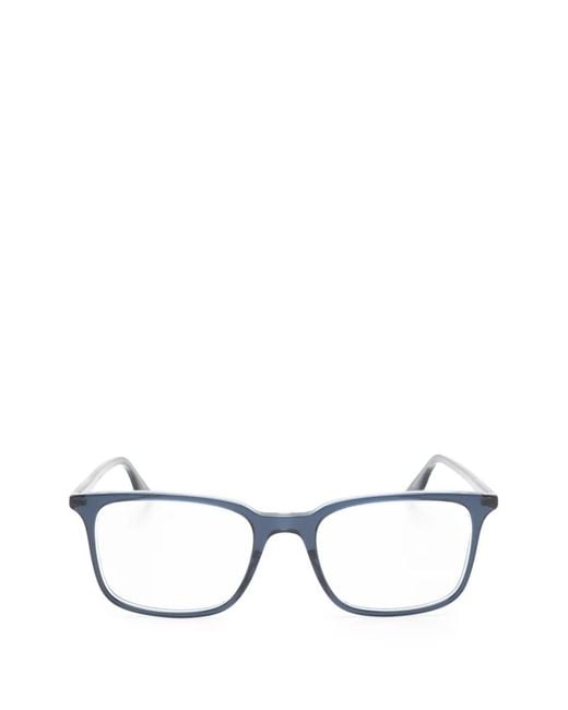 Lunettes De Vue À Monture Rectangulaire Ray-Ban en coloris Blue