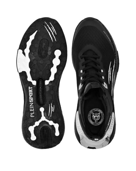 Philipp Plein Black Runner Ps Extra Light Sneakers