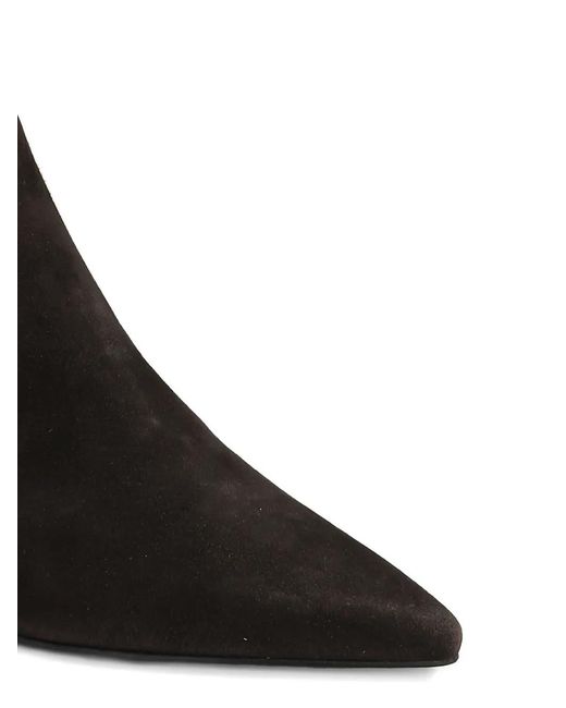 Roberto Festa Black Jina Pointed-Toe Sculpted-Heel Boots