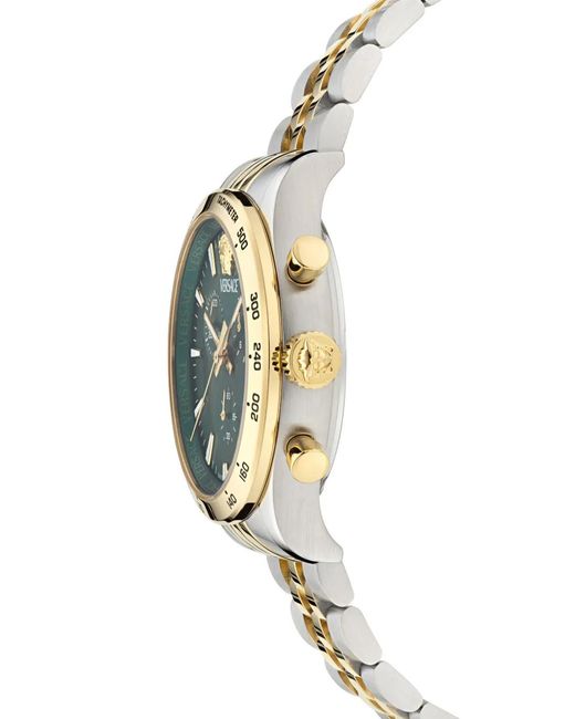 Reloj V-Code De 40 Mm Versace de hombre de color Green