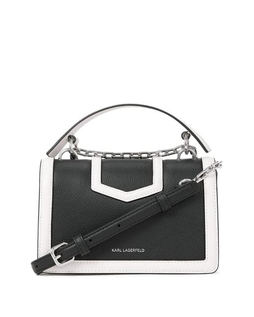 Karl Lagerfeld Black Small K-Nova Cross Body Bag