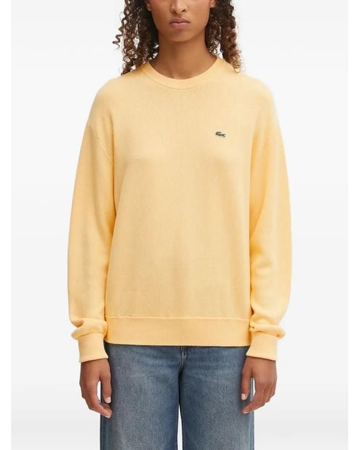 Lacoste Natural Logo Crew-Neck Sweater