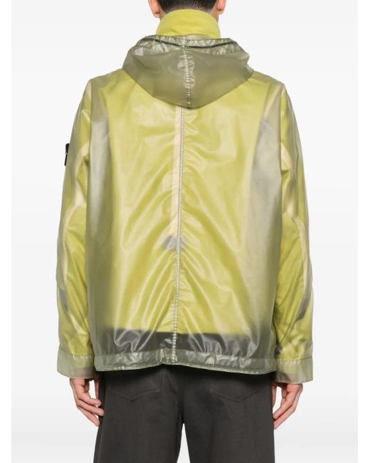 Stone Island Regenmantel mit Sheer-Effekt in Green für Herren