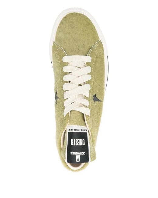 Rick Owens Metallic X Converse One Star Pro Ox Low-Top Sneakers