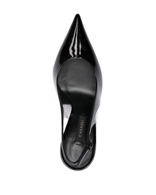 Zapatos Superblade con tacón de 100mm Casadei de color Black