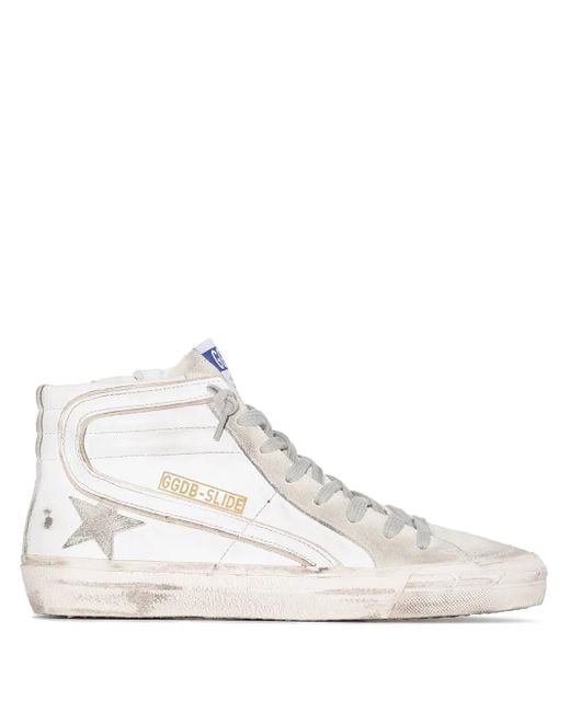 Golden Goose Deluxe Brand White Women Slide Classic Sneakers