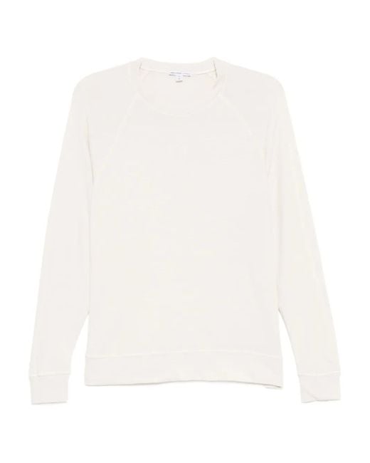 James Perse ヴィンテージ フレンチテリー スウェットシャツ White