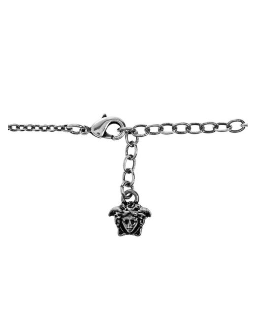 Versace White Logo-Engraved Necklace for men