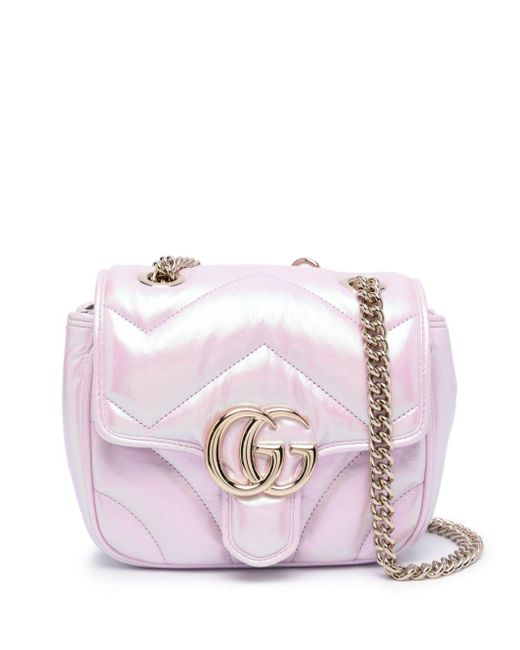 Gucci Pink Gg Marmont Mini Bag