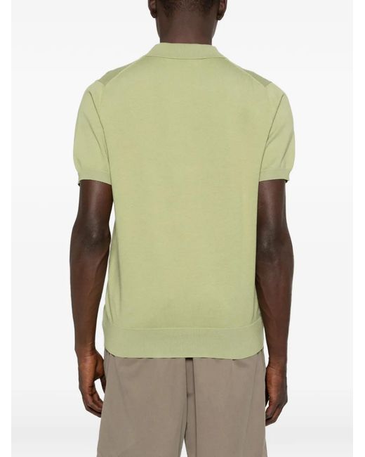 Roy Rogers Green Logo-Patch Polo Shirt for men