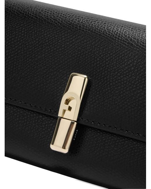 Furla Black Xl Iride Zip-Fastening Continental Wallet