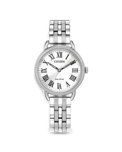 Citizens of Humanity White Classic Roman Numeral 29Mm Watch