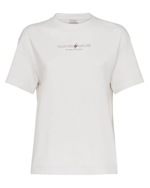 Brunello Cucinelli White T-Shirts