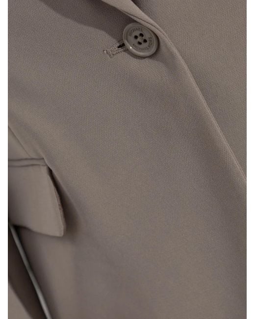 MICHAEL Michael Kors Brown Single-Button Blazer