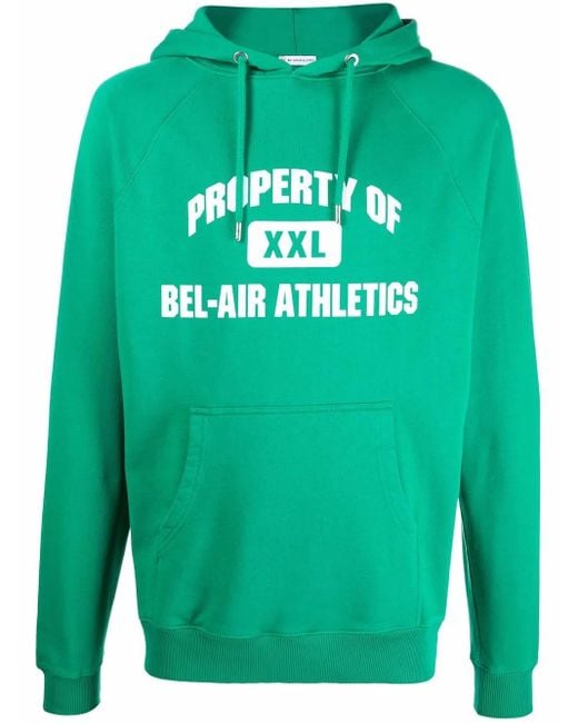 Felpa Con Stampa di BEL-AIR ATHLETICS in Green da Uomo
