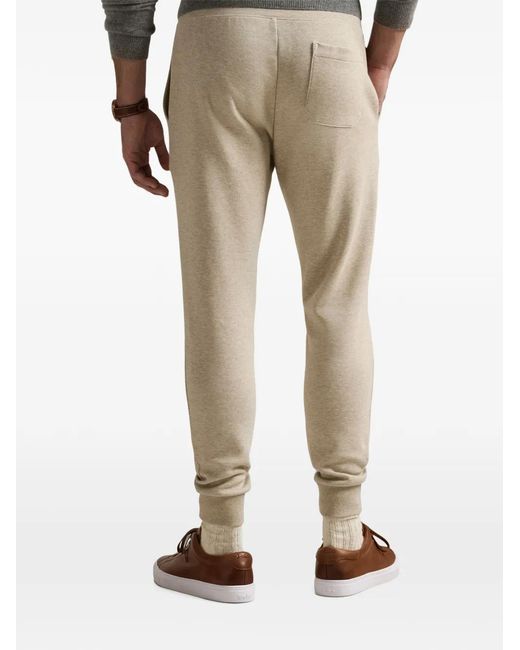Polo Ralph Lauren Natural Logo-Embroidered Drawstring Track Pants for men