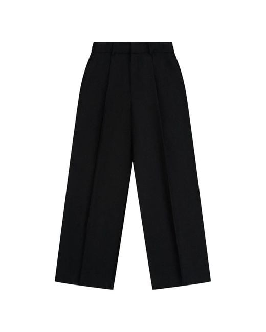 Gosha Rubchinskiy White Pressed-Crease Wide-Leg Trousers