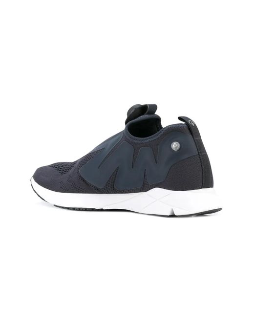 Reebok Blue Pump Supreme Engine Sneakers