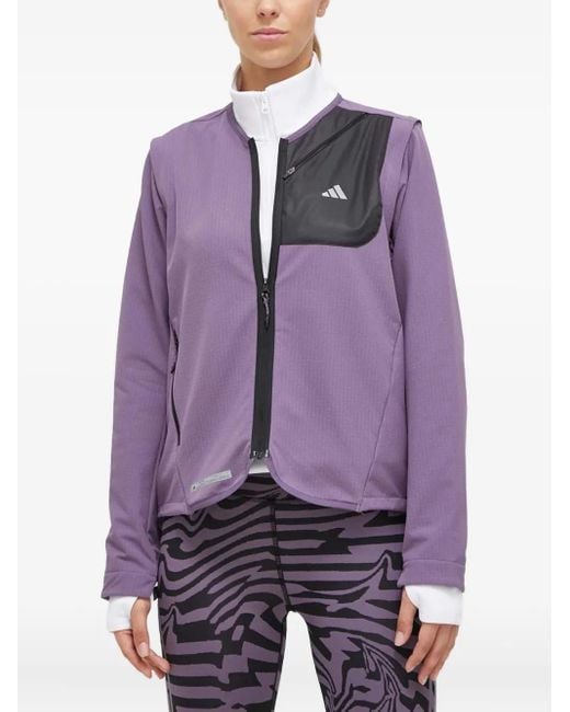 Adidas Purple Zip-Up Jacket