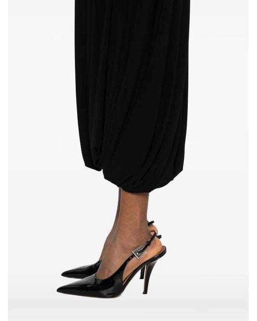 Norma Kamali Black Sleeveless Midi Dress