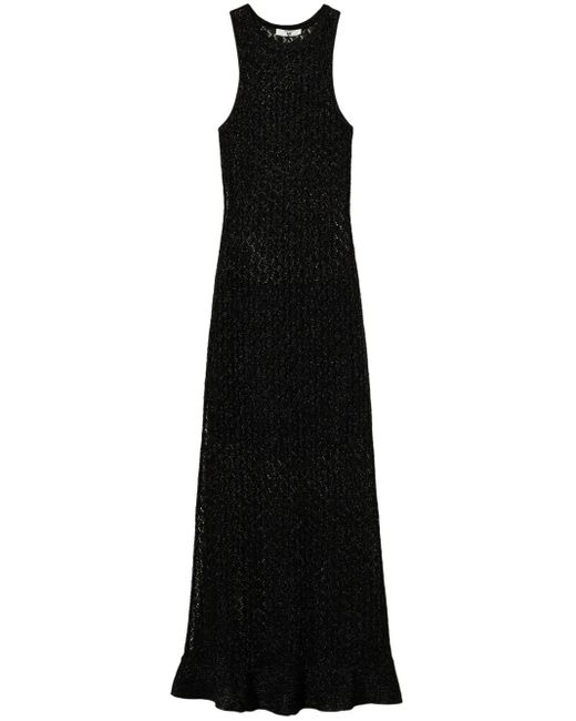 Vestido de punto calado Twinset de color Black