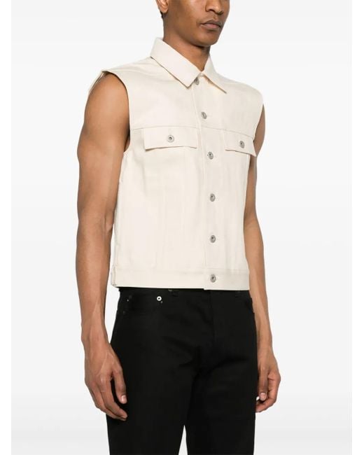 【関税＆送料込み】Rick Owens Structured Sleeveless Jacket Rick Owens Structured Sleeveless Jacket in Black | Lyst