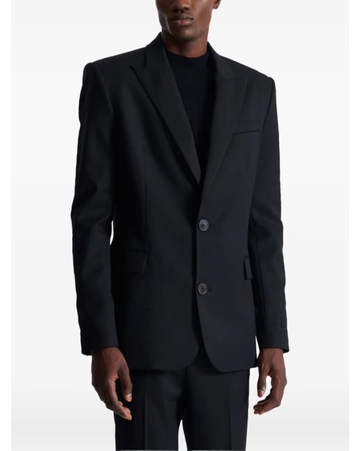 Balmain Black Wool Jacket for men