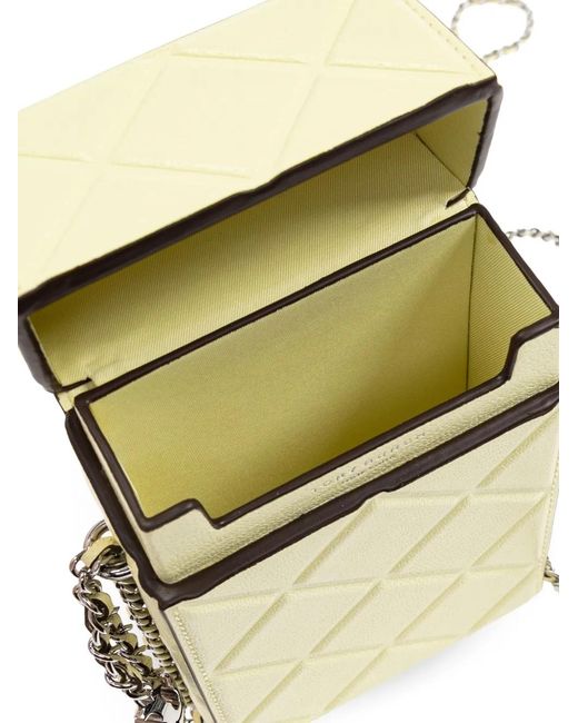 Tory Burch Natural Logo-Plaque Phone Bag