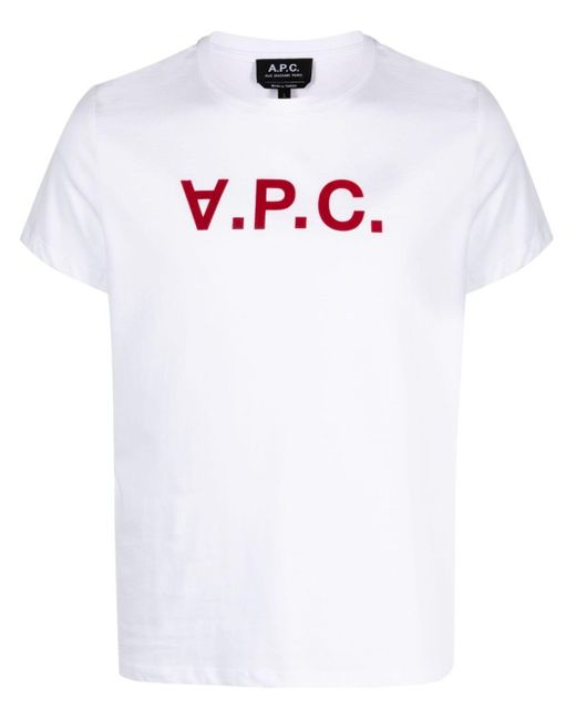 Camiseta VPC Color H A.P.C. de hombre de color White