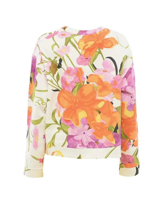 Viktor & Rolf Natural Floral-Pattern Sweatshirt