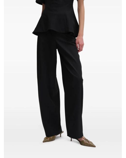 Remain Gray Cocoon Wide-Leg Trousers