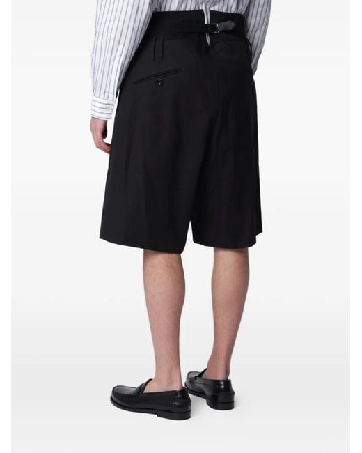 NAMACHEKO Black Tailored Shorts for men