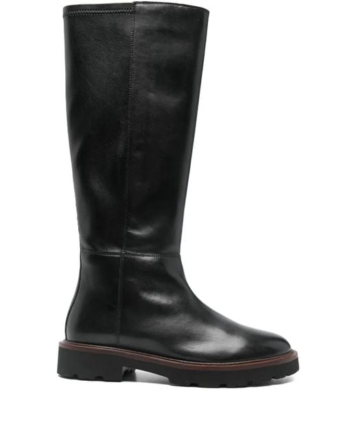 Geox Black Stiefel Mit Reißverschluss