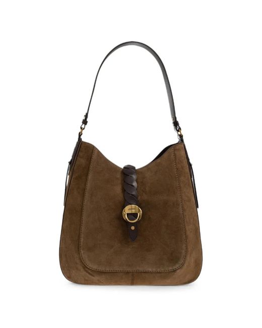 Isabel Marant Brown Altay Suede Shoulder Bag