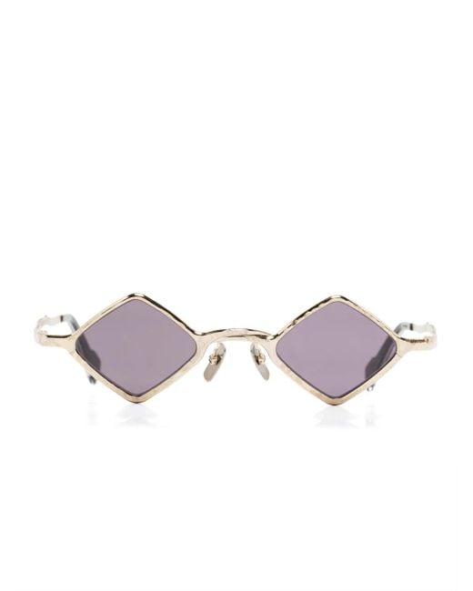 Kuboraum Pink Z14 Geometric-Frame Sunglasses