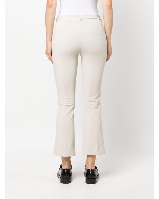 Max Mara Natural Mid-rise Cropped Trousers