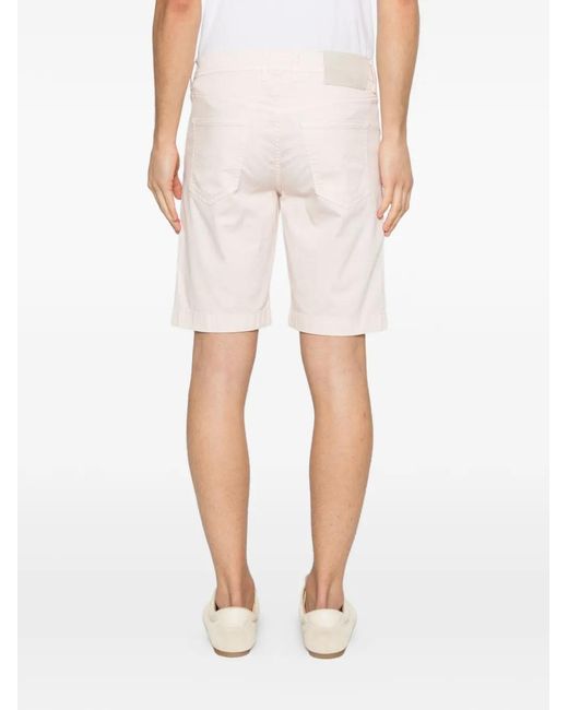 Jacob Cohen Pink Nicolas Bermuda Shorts for men