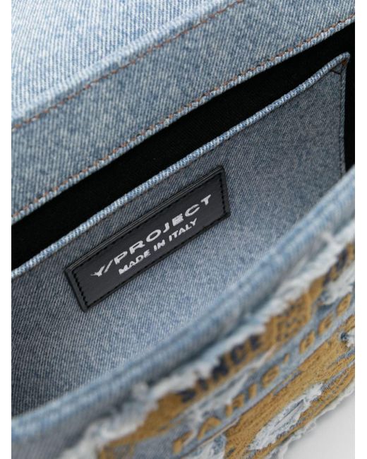 Y. Project Blue Paris' Best Jeans-Schultertasche
