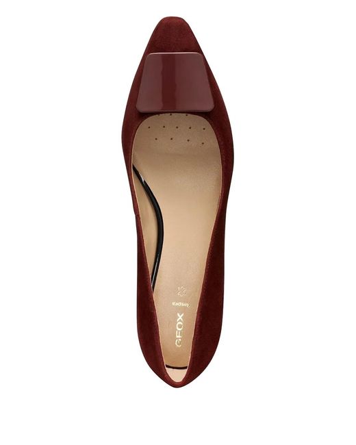 Geox Red Giselda15 Ballet Flats