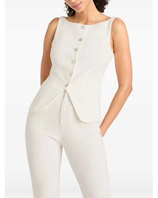 Cinq À Sept White Lemonis Vest