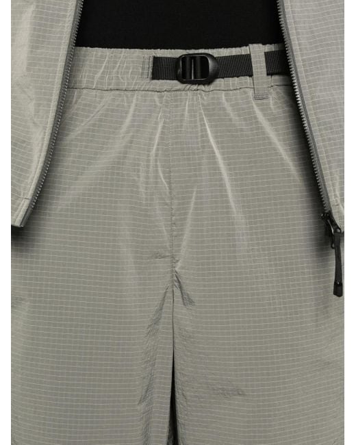 Goldwin Gray Belted Ripstop Track Pants for men