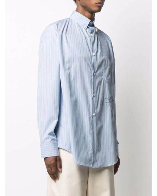 COOL T.M Blue Striped Cotton Shirt