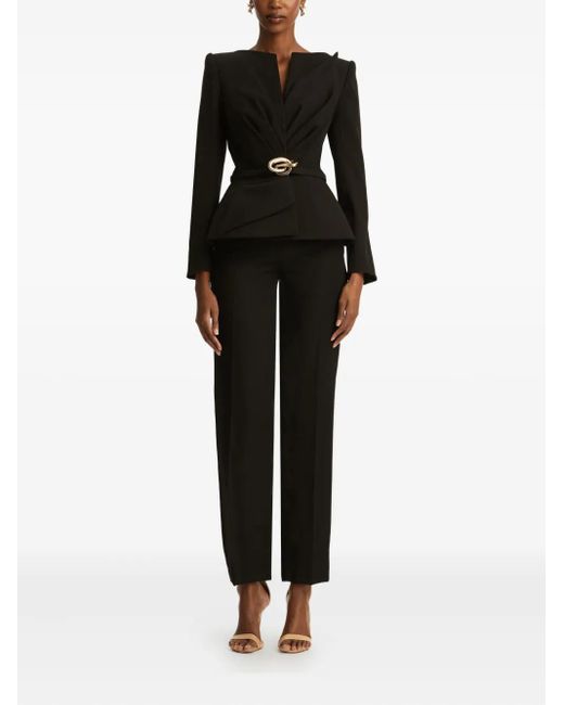 Oscar de la Renta Black Wool Jacket