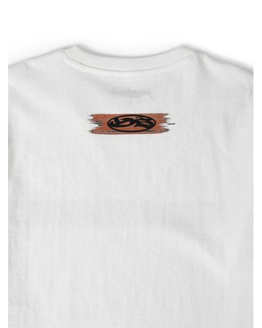 Yardsale White Cool Waters Logo-Print T-Shirt for men