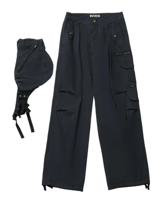 Hyein Seo Blue Cotton Cargo Pants