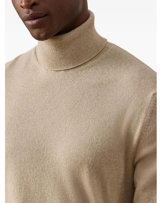 Ralph Lauren Natural Turtleneck Cashmere Sweater for men