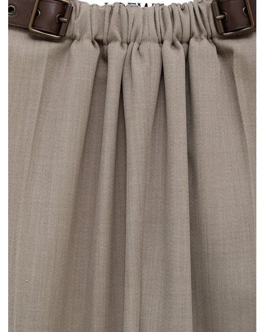 Loewe Gray Belted Pants